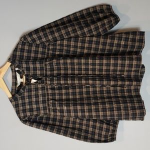 Barbour Shirt Preppy Peasant Lorelei Plaid Academia Heritage New 10 Farmhouse